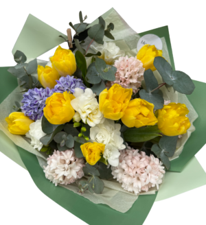 Buchet Lalele galbene & Zambile parfumate